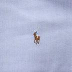 Ralph Lauren 90年代 ヴィンテージ YARMOUTH 長袖 オックスフォードシャツ L ブルー スモールポニー ロゴ 刺繍 ボタンダウン