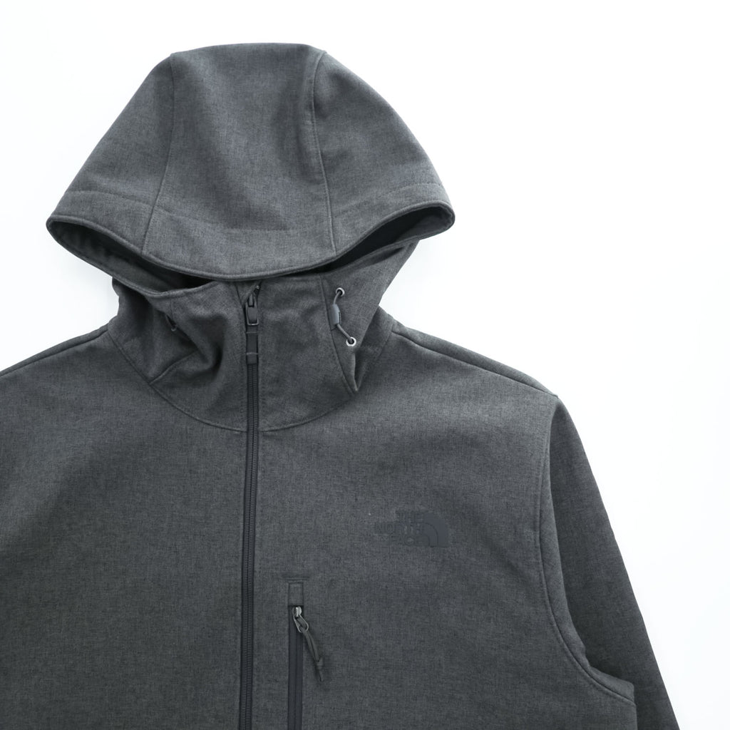 THE NORTH FACE マウンテンパーカー ソフトシェルジャケット L グレー 防水 WINDWALL フリースライナー NF0A4R27DYZ