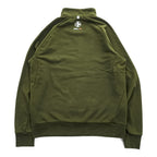 RLX Ralph Lauren ハーフジップ スウェット トレーナー L カーキ グリーン 胸ポケット