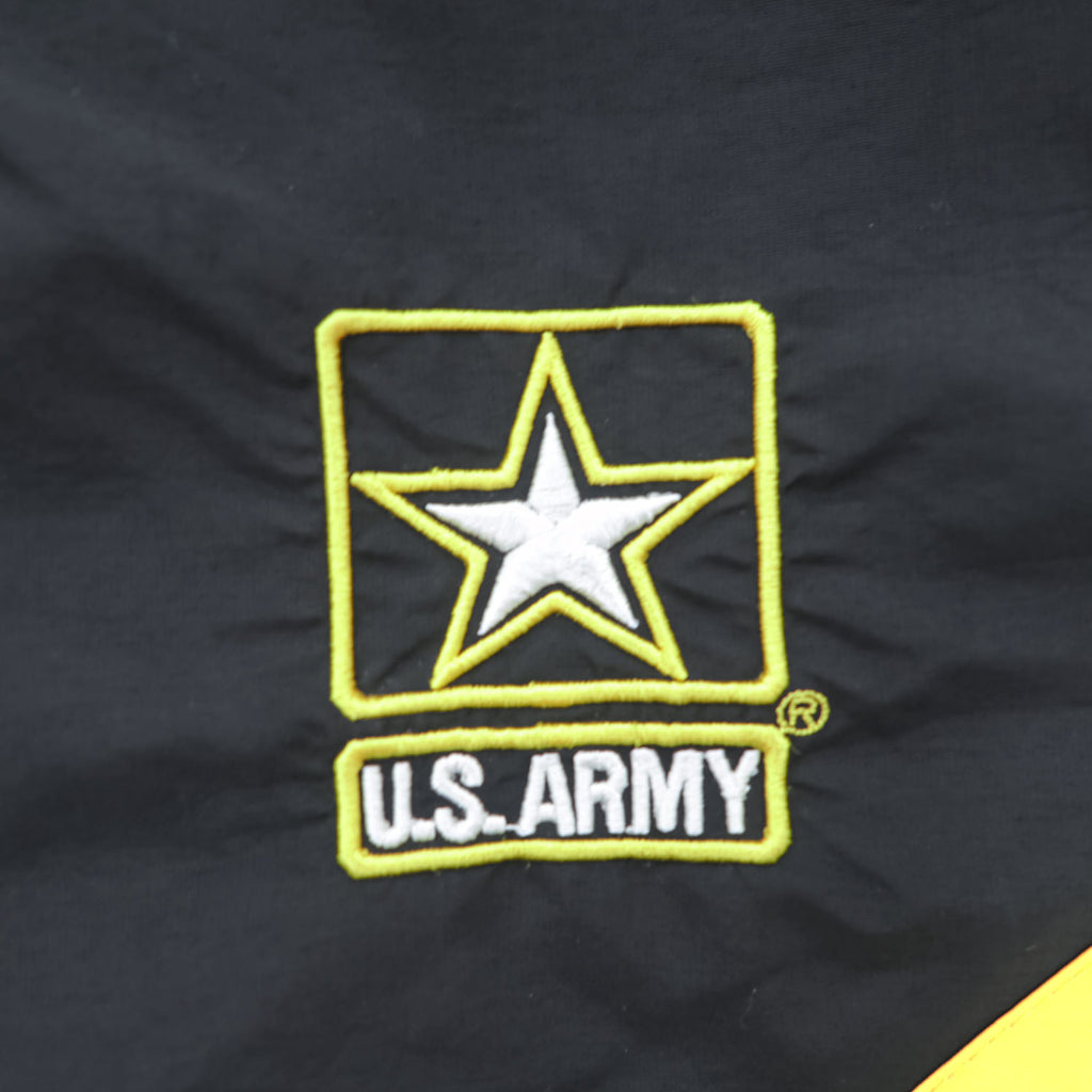 US ARMY APFU トレーニングジャケット トラックジャケット ジャージ L ブラック メッシュ ドローコード 米軍 APFU ミリタリー