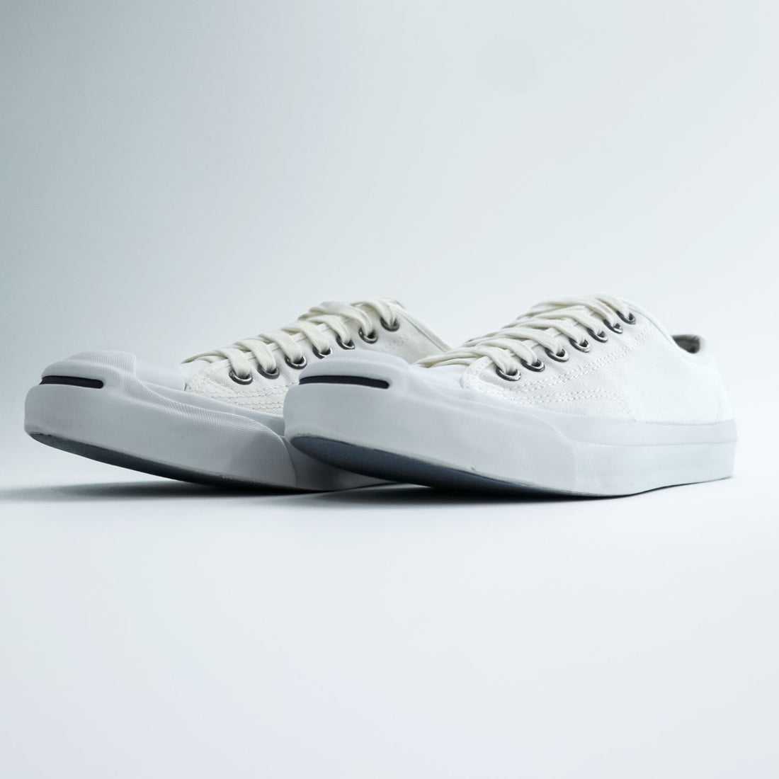 CONVERSE ジャックパーセル JACK PURCELL スニーカー 26cm ホワイト キャンバス 1R193