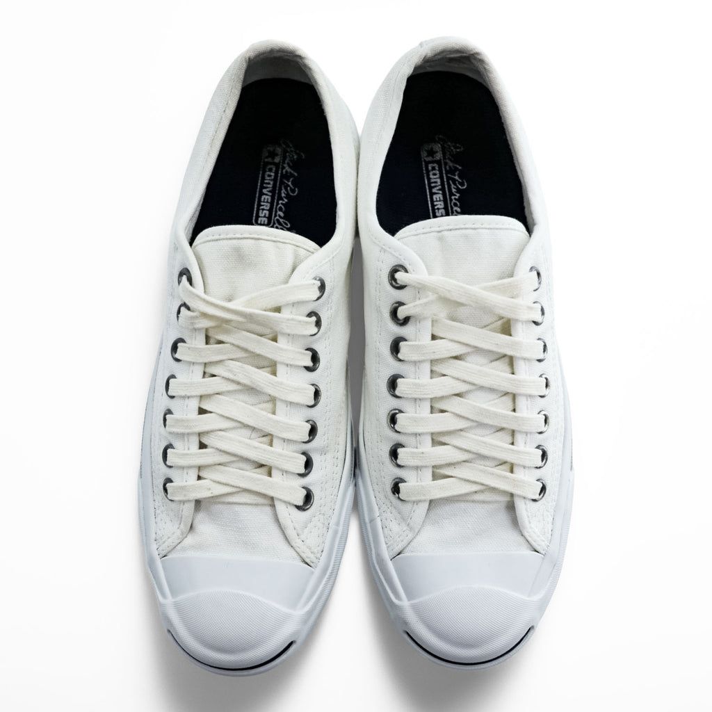 CONVERSE ジャックパーセル JACK PURCELL スニーカー 26cm ホワイト キャンバス 1R193