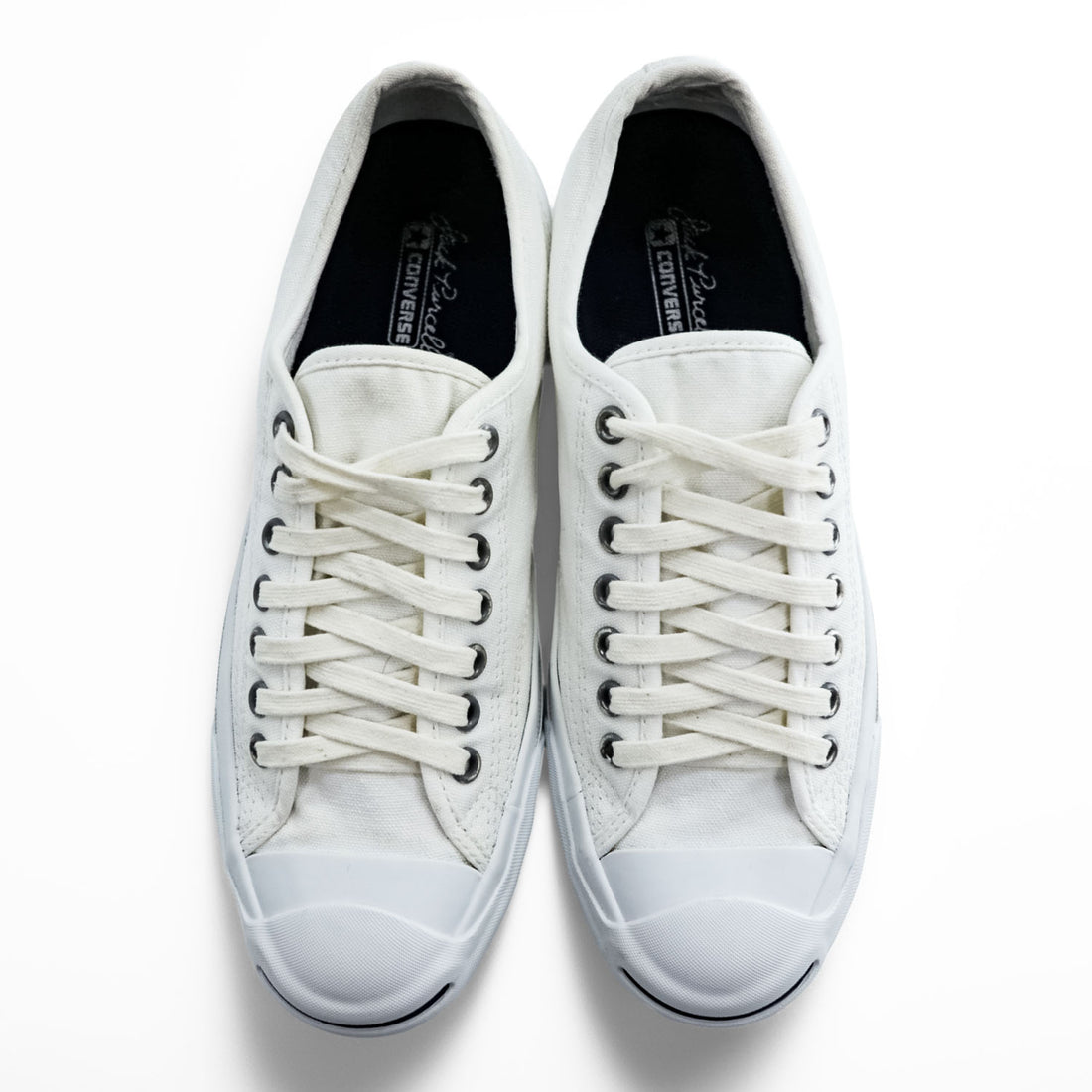 CONVERSE ジャックパーセル JACK PURCELL スニーカー 26cm ホワイト キャンバス 1R193