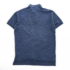 Polo Ralph Lauren クラシックフィット 半袖 ポロシャツ M ブルー ポニー 刺繍 CLASSIC FIT 鹿の子