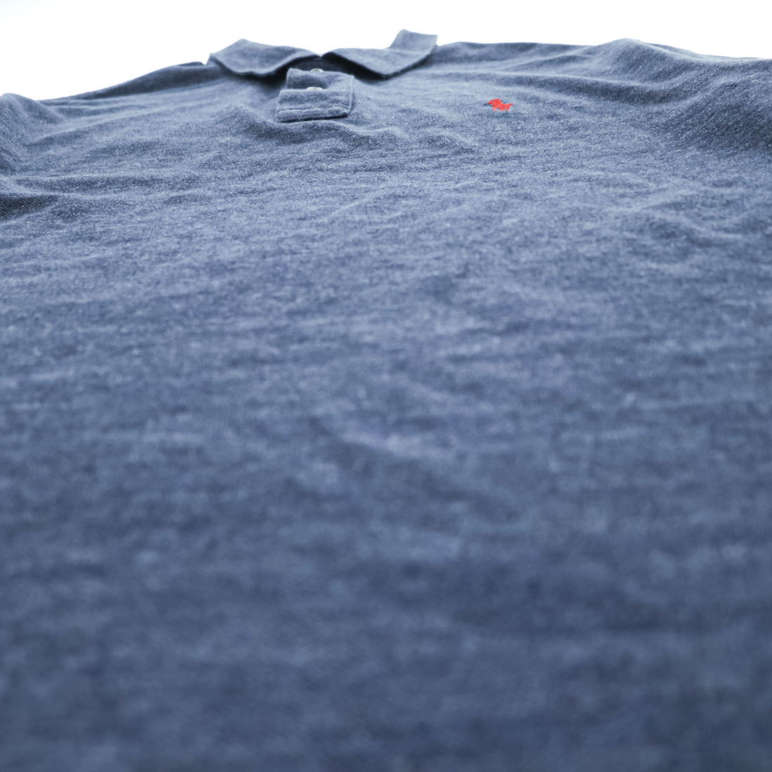 Polo Ralph Lauren クラシックフィット 半袖 ポロシャツ M ブルー ポニー 刺繍 CLASSIC FIT 鹿の子