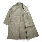 AURALEE 日本製 ステンカラーコート FINX WEATHER CLOTH CHECK COAT バルマカーンコート ベージュ チェック A9SC01WC