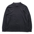 LANDS' END 90年代 USA製 ヴィンテージ 長袖 ボトルネック ロングスリーブ Tシャツ ロンT M ブラック
