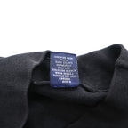 LANDS' END 90年代 USA製 ヴィンテージ 長袖 ボトルネック ロングスリーブ Tシャツ ロンT M ブラック