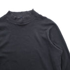 LANDS' END 90年代 USA製 ヴィンテージ 長袖 ボトルネック ロングスリーブ Tシャツ ロンT M ブラック