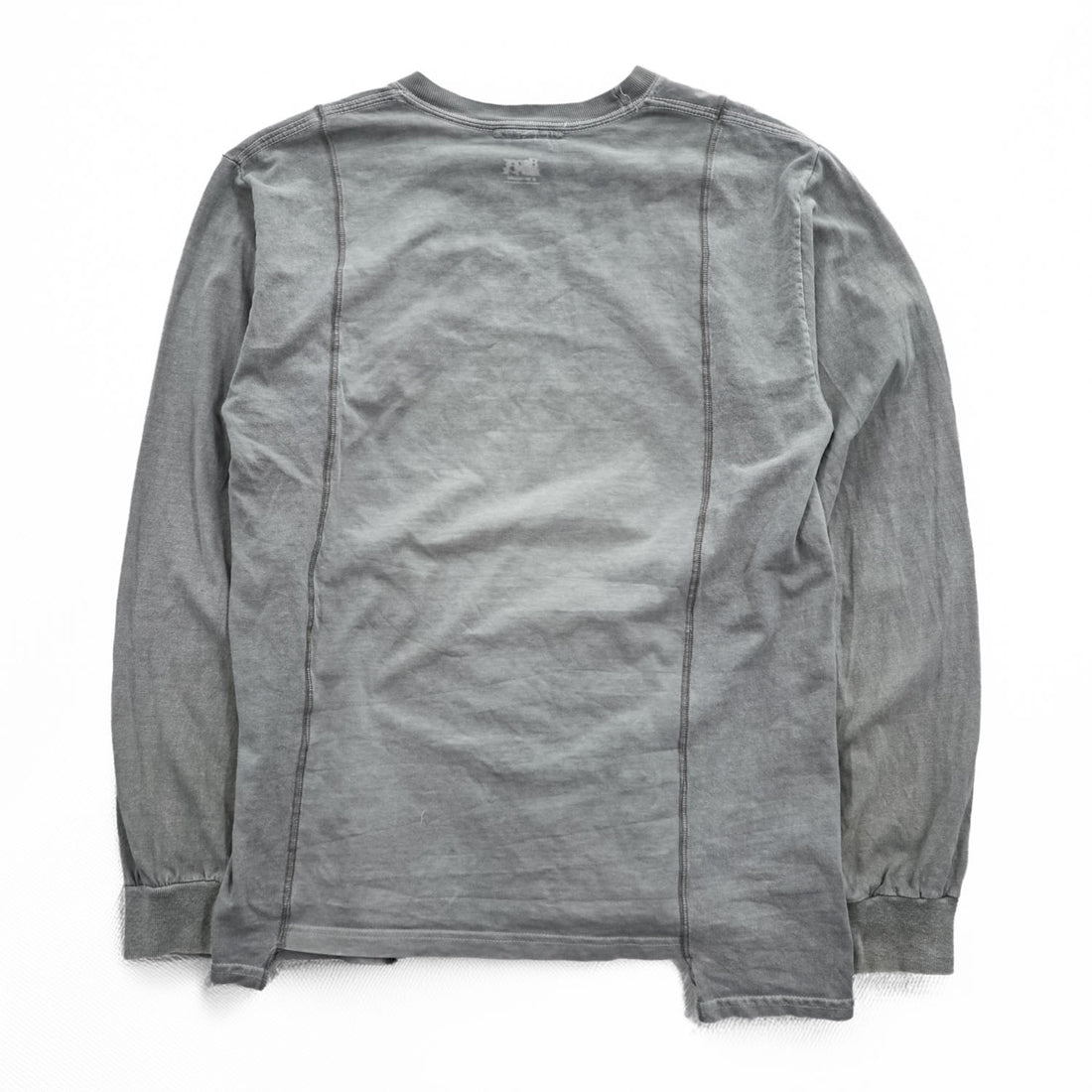 Rebuild by Needles 日本製 リメイク 長袖 ロングスリーブ Tシャツ ロンT M グレー Hanes 再構築