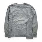 Rebuild by Needles 日本製 リメイク 長袖 ロングスリーブ Tシャツ ロンT M グレー Hanes 再構築