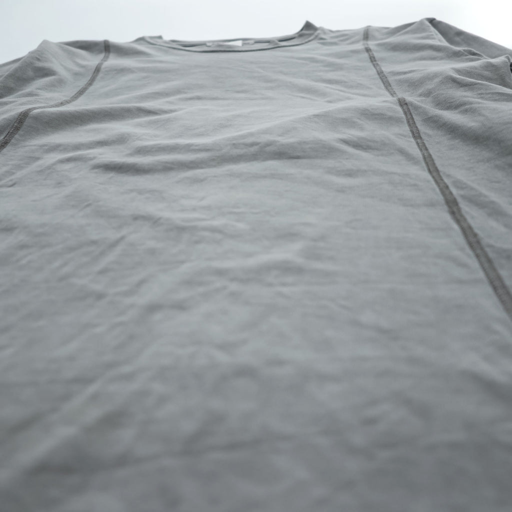 Rebuild by Needles 日本製 リメイク 長袖 ロングスリーブ Tシャツ ロンT M グレー Hanes 再構築