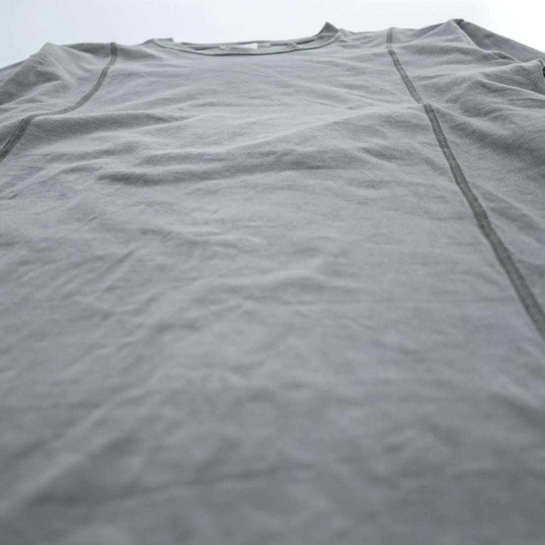 Rebuild by Needles 日本製 リメイク 長袖 ロングスリーブ Tシャツ ロンT M グレー Hanes 再構築