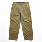 Nigel Cabourn 日本製 タック チノパンツ HOSPITAL PANT WEATHER CLOTH ベージュ プリーツ 80340050004