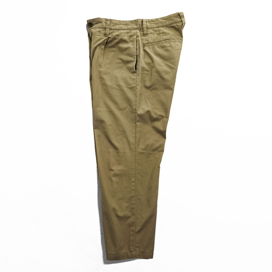 Nigel Cabourn 日本製 タック チノパンツ HOSPITAL PANT WEATHER CLOTH ベージュ プリーツ 80340050004