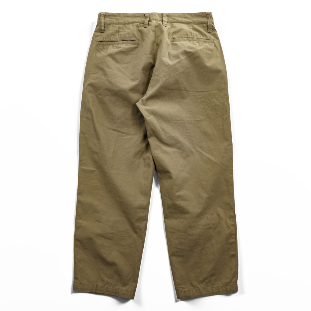 Nigel Cabourn 日本製 タック チノパンツ HOSPITAL PANT WEATHER CLOTH ベージュ プリーツ 80340050004