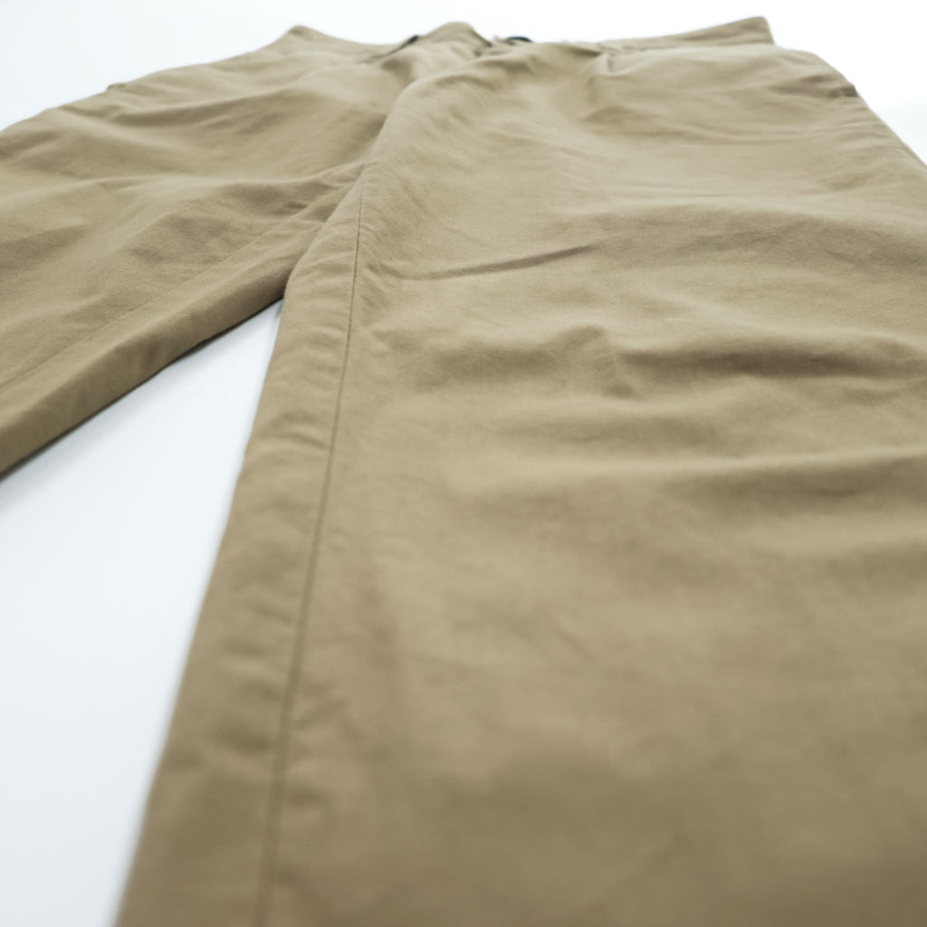Nigel Cabourn 日本製 タック チノパンツ HOSPITAL PANT WEATHER CLOTH ベージュ プリーツ 80340050004