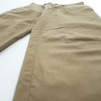 Nigel Cabourn 日本製 タック チノパンツ HOSPITAL PANT WEATHER CLOTH ベージュ プリーツ 80340050004