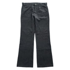 Vintage 80s Levi strauss Black Gold Tab Charcoal Gray Flare Slacks Pants