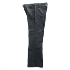 Vintage 80s Levi strauss Black Gold Tab Charcoal Gray Flare Slacks Pants