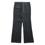 Vintage 80s Levi strauss Black Gold Tab Charcoal Gray Flare Slacks Pants