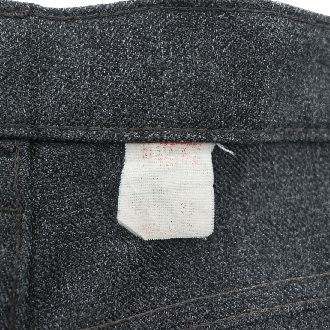 Vintage 80s Levi strauss Black Gold Tab Charcoal Gray Flare Slacks Pants