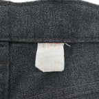 Vintage 80s Levi strauss Black Gold Tab Charcoal Gray Flare Slacks Pants