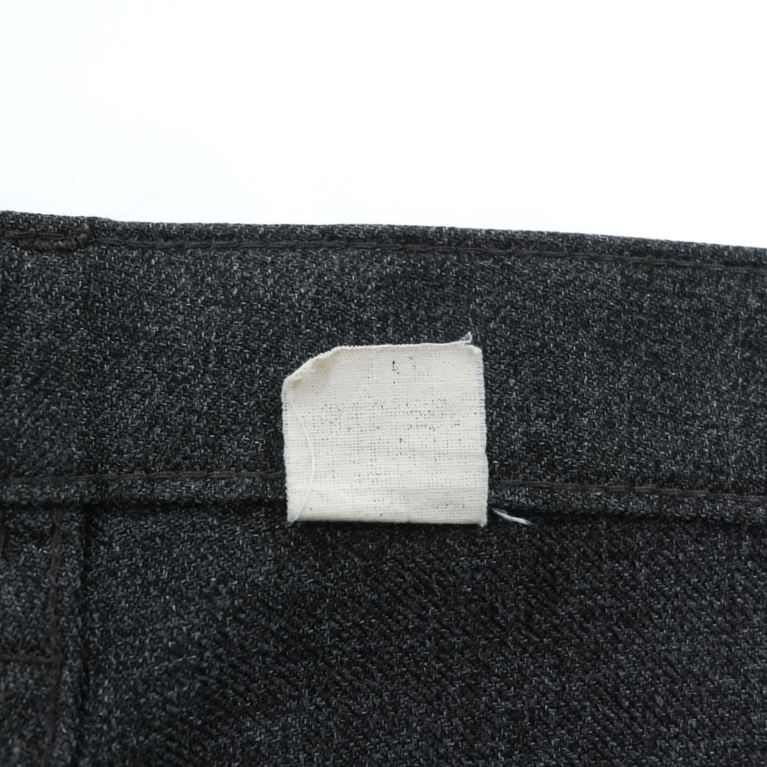 Vintage 80s Levi strauss Black Gold Tab Charcoal Gray Flare Slacks Pants