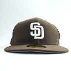 NEW ERA 59FIFTY パドレス メッシュキャップ 57.7cm 7 1/4 ブラウン SD MLB