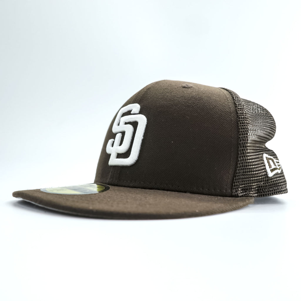 NEW ERA 59FIFTY パドレス メッシュキャップ 57.7cm 7 1/4 ブラウン SD MLB