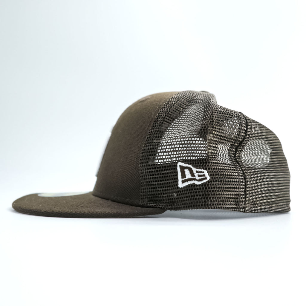 NEW ERA 59FIFTY パドレス メッシュキャップ 57.7cm 7 1/4 ブラウン SD MLB