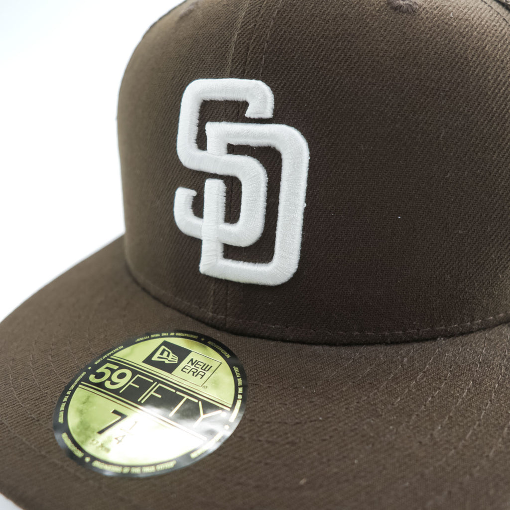 NEW ERA 59FIFTY パドレス メッシュキャップ 57.7cm 7 1/4 ブラウン SD MLB
