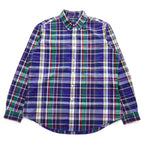 Ralph Lauren 90年代 ヴィンテージ 長袖 マドラスチェックシャツ XL CUSTOM FIT ボタンダウン
