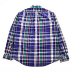 Ralph Lauren 90年代 ヴィンテージ 長袖 マドラスチェックシャツ XL CUSTOM FIT ボタンダウン