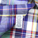 Ralph Lauren 90年代 ヴィンテージ 長袖 マドラスチェックシャツ XL CUSTOM FIT ボタンダウン