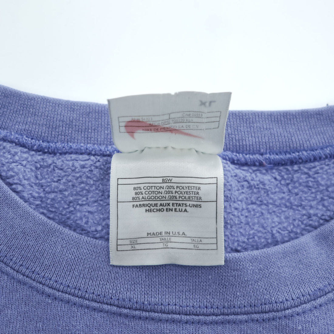NIKE 90年代 USA製 ヴィンテージ スウェット トレーナー XL ブルー フェード CLASSIC ATHLETICS