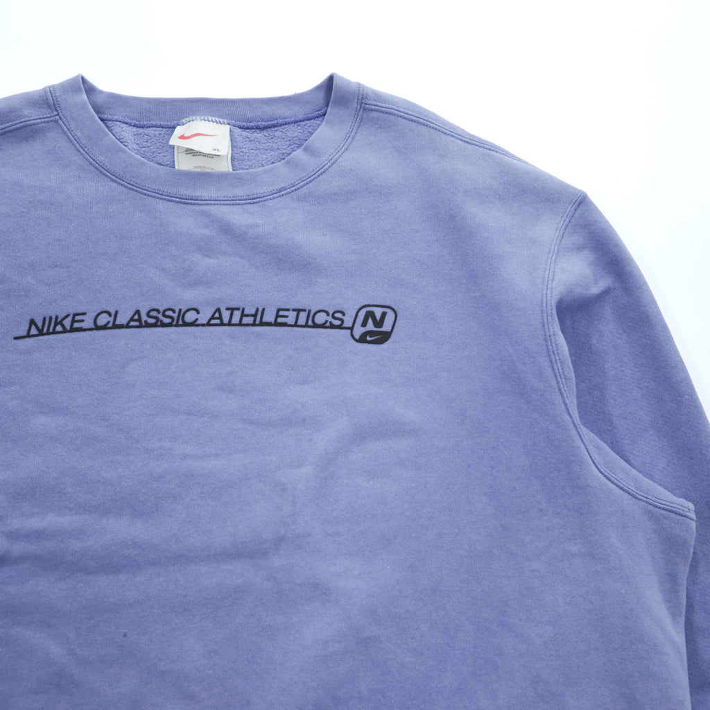 NIKE 90年代 USA製 ヴィンテージ スウェット トレーナー XL ブルー フェード CLASSIC ATHLETICS