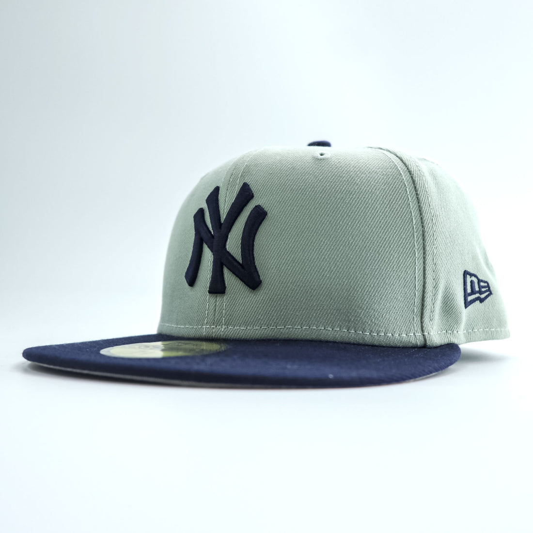 New Era New York Yankees 59FIFTY Fitted Cap Gray Navy Size 7 1/2 59.6cm MLB