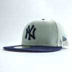 New Era New York Yankees 59FIFTY Fitted Cap Gray Navy Size 7 1/2 59.6cm MLB
