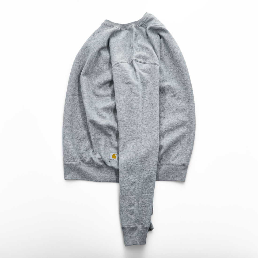 carhartt クルーネック 前V スウェット トレーナー L グレー 裏起毛 LOOSE FIT TS0124-M