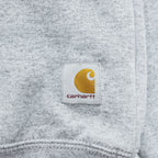 carhartt クルーネック 前V スウェット トレーナー L グレー 裏起毛 LOOSE FIT TS0124-M