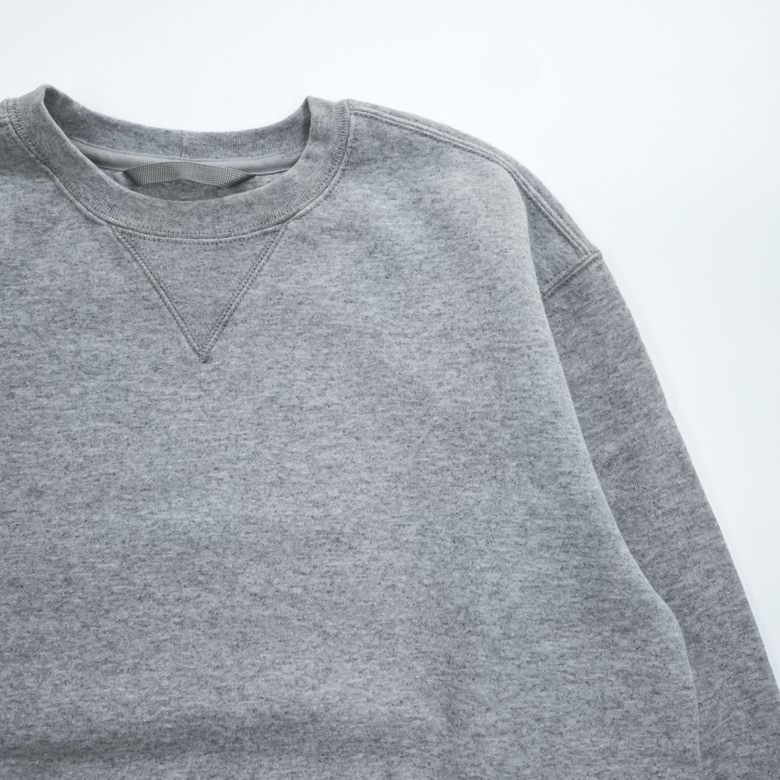 carhartt クルーネック 前V スウェット トレーナー L グレー 裏起毛 LOOSE FIT TS0124-M
