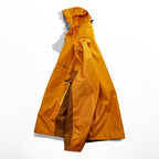 mont-bell ゴアテックス GORE-TEX 防水 マウンテンパーカー シェル レインジャケット L オレンジ ストームクルーザー ドローコード フード収納 1128256