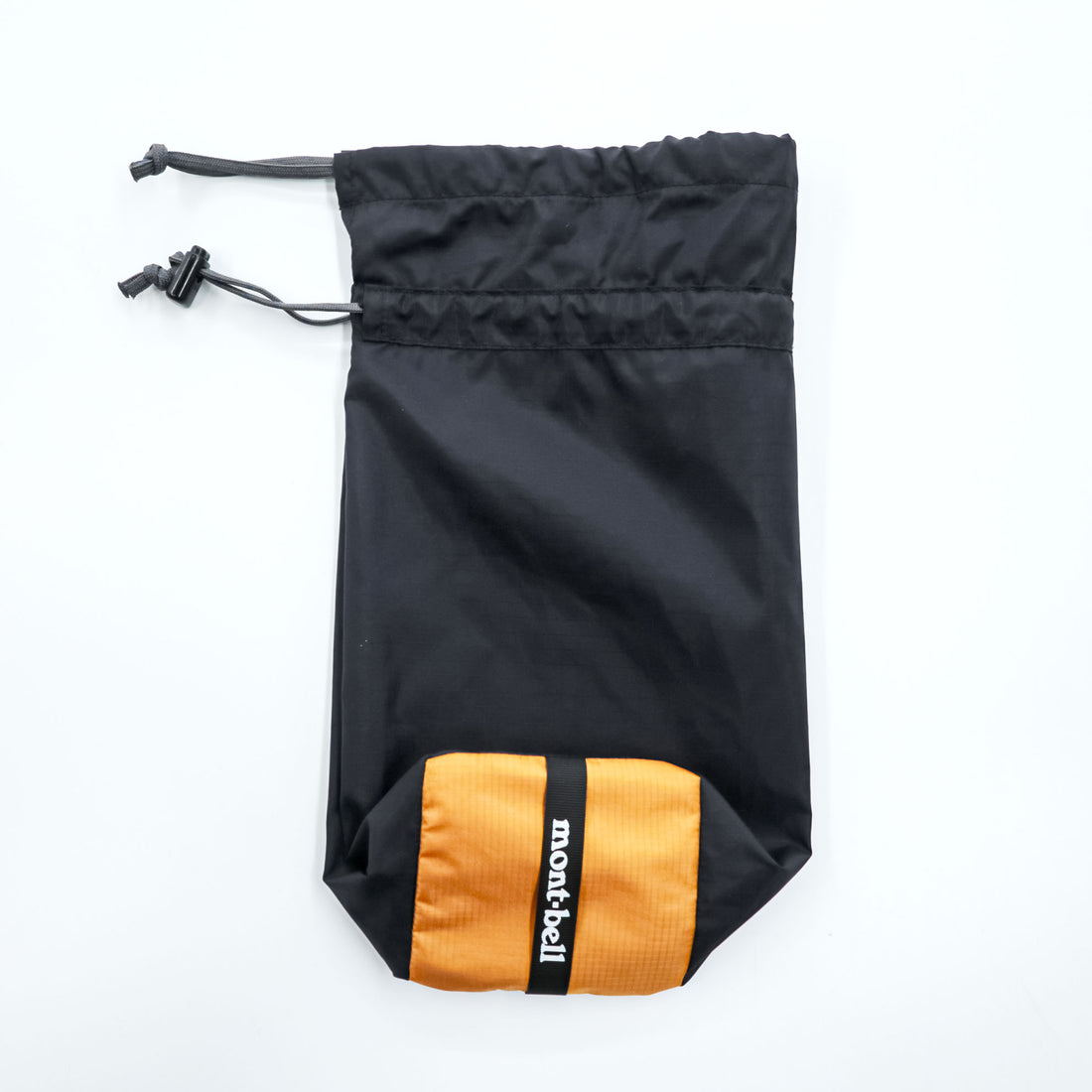 mont-bell ゴアテックス GORE-TEX 防水 マウンテンパーカー シェル レインジャケット L オレンジ ストームクルーザー ドローコード フード収納 1128256