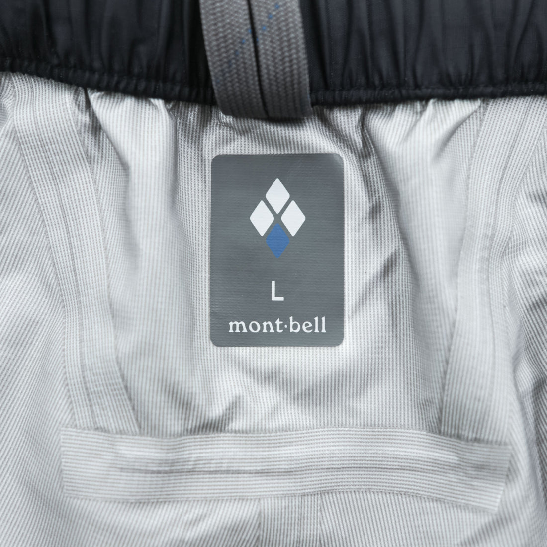 mont-bell ゴアテックス GORE-TEX 防水 レインダンサーパンツ シェル アウトドア パンツ L グレー 1128342