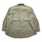 Woolrich Hunting Long Sleeve Shirt, Button Puffer, Elbow Patch, XL, Beige Khaki, 6078