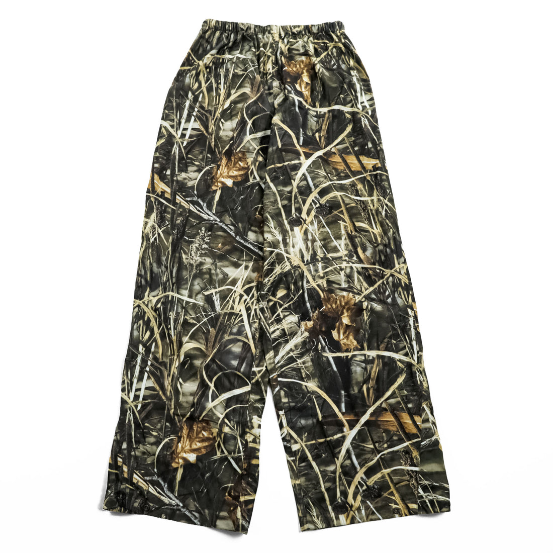 Vintage 90s MAD DOG GEAR Shell Outdoor Pants XL Khaki Green Waterproof Mesh Wide Realtree Camo