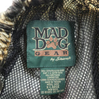 Vintage 90s MAD DOG GEAR Shell Outdoor Pants XL Khaki Green Waterproof Mesh Wide Realtree Camo