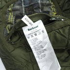Barbour Vest M Khaki Green Checked Barbour Tartan Betty Quilted Liner LQU0327 TN11