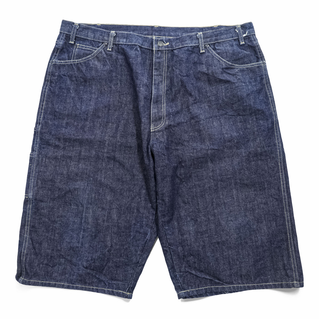 Dickies Carpenter Shorts, Half Pants, XL, Indigo Blue Denim, Big Size, Dark Blue, ER305NB